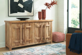 Prime Furniture - Ashley Furniture - Dresor Accent Cabinet - Accent Cabinet / Natural - A4000578